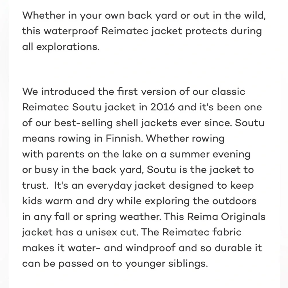 Reimatec Waterproof Jacket - Soutu